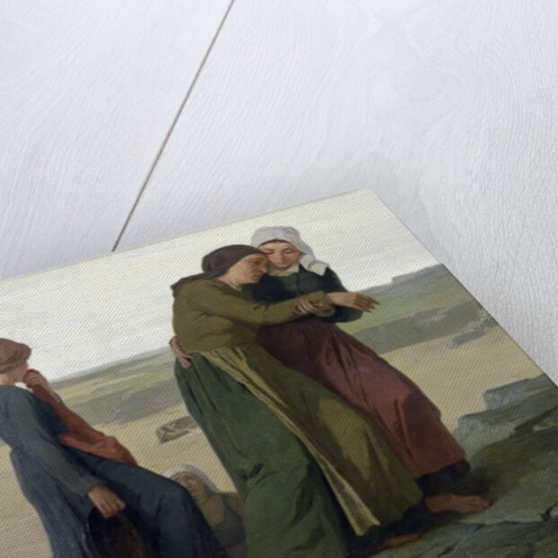 The Widow or The Fisherman's Family by Evariste Vital Luminais