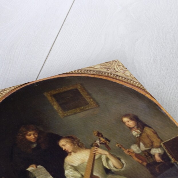 The Bass Viol Lesson by Caspar Netscher