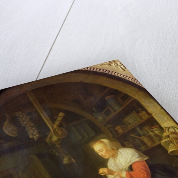 The Village Grocer, 1647 by Gerrit or Gerard Dou