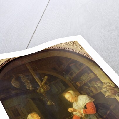 The Village Grocer, 1647 by Gerrit or Gerard Dou