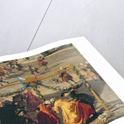 Preparation For the Firework Display Held at Piazza Navona, Rome, to Celebrate the Birth of the Dauphin, 1729 by Giovanni Paolo Pannini or Panini