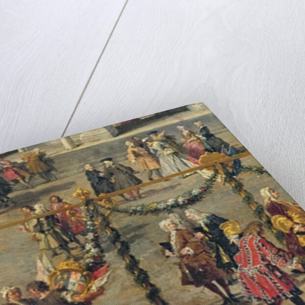 Preparation For the Firework Display Held at Piazza Navona, Rome, to Celebrate the Birth of the Dauphin, 1729 by Giovanni Paolo Pannini or Panini