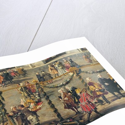 Preparation For the Firework Display Held at Piazza Navona, Rome, to Celebrate the Birth of the Dauphin, 1729 by Giovanni Paolo Pannini or Panini