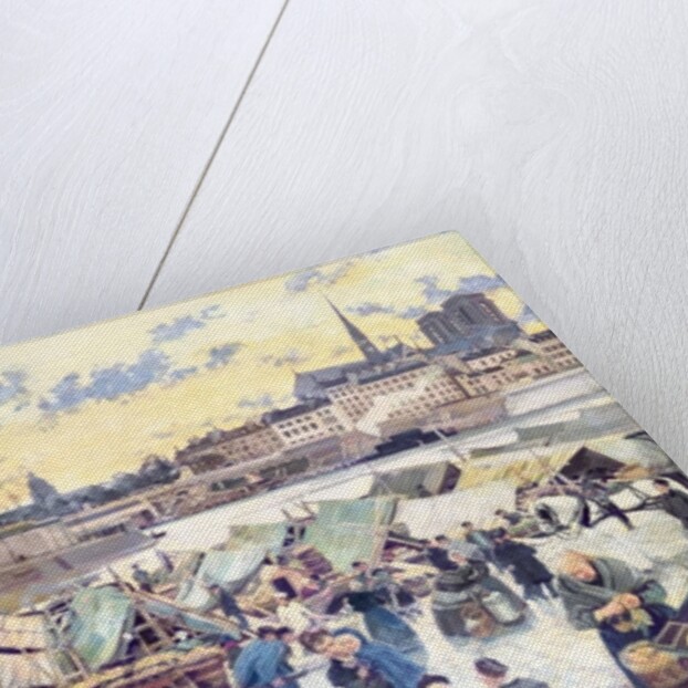 The Apple Market by Emile Antoine Guillier