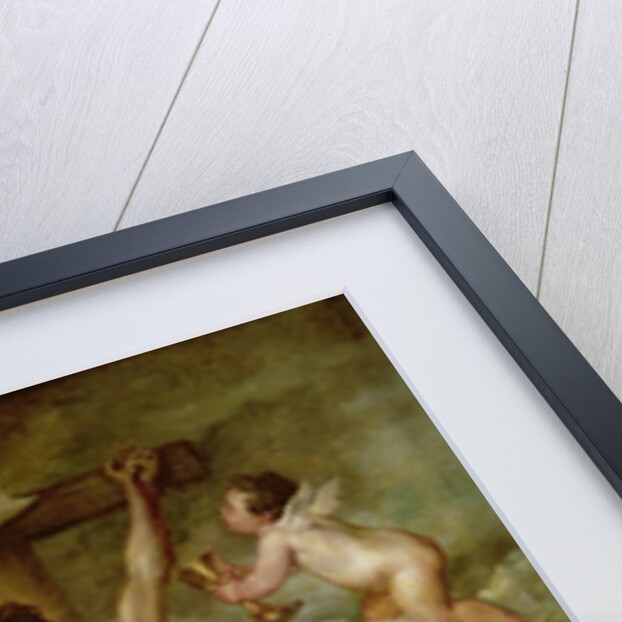 Christ attended by angels holding chalices by Peter Paul Rubens