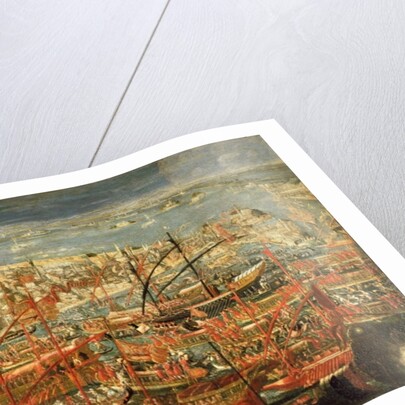 The Triumphant return of Doge Francesco Morosini to Venice by Italian School