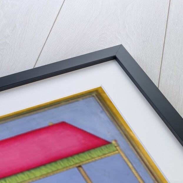 The Emperor Aurangzeb in old age seated on a throne, miniature from a Muraqqa album, early eighteenth century by Indian School