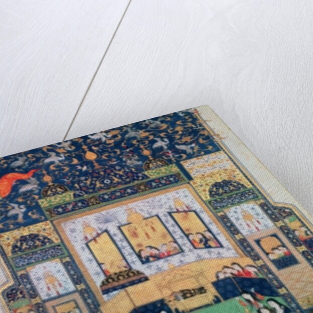 The Death of Shirin, illustration to 'Khosro and Shirin' by Elias Nezami, 1504 by Persian School