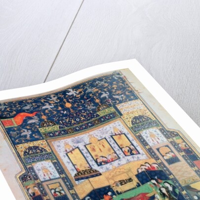 The Death of Shirin, illustration to 'Khosro and Shirin' by Elias Nezami, 1504 by Persian School