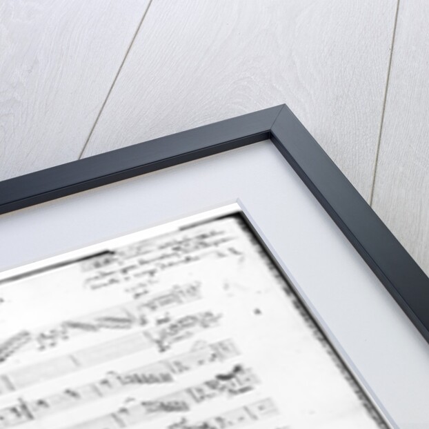 Opening page of the score of 'Les Paladins', opera by Rameau by Jean-Philippe Rameau