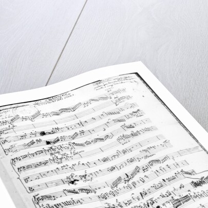 Opening page of the score of 'Les Paladins', opera by Rameau by Jean-Philippe Rameau