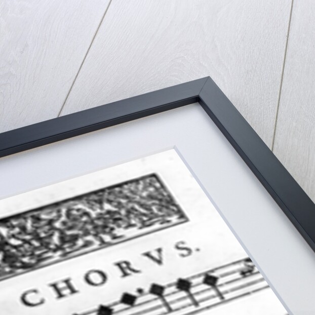 Opening page of the Mass for Double Choir by Nicolas Forme, printed in Paris by Pierre Ballard in 1638 by French School