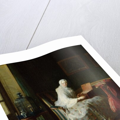 The Bird Organ or A Woman Varying Her Pleasures, 1751 by Jean-Baptiste Simeon Chardin