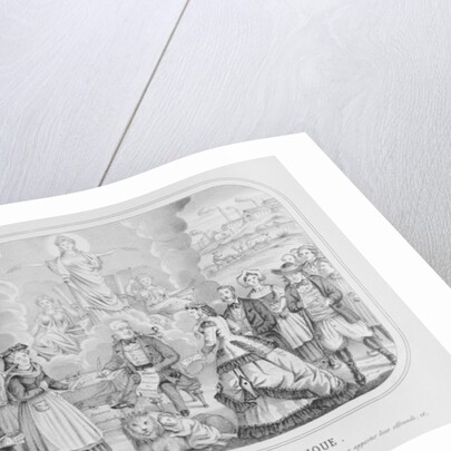 Les Splendeurs de la Republique, 1872 by French School