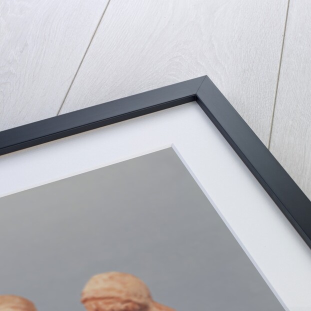 Bakers kneading dough to the sound of a flute, found at Thebes, Boeotia, 6th century BC by Greek school