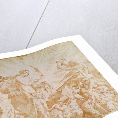 Pandora opening the box by Giovanni Battista Rosso Fiorentino