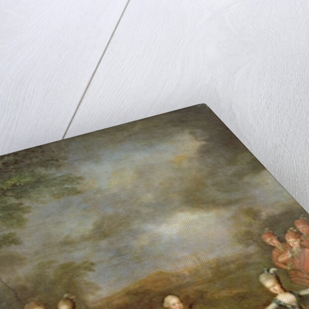 Marie Antoinette and her sisters in 'Il Trionfo dell' Amore by Johann Georg Weikert