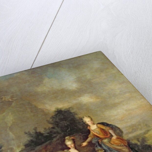 Performance of the opera by Gluck, 'Il Parnaso Confuso' at Schoenbrunn Palace on 24th January 1765 by Johann Georg Weikert