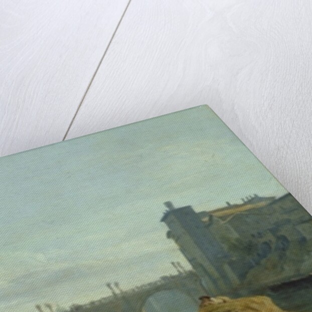 The Bridge and Castle Sant'Angelo, 1745 by Claude Joseph Vernet