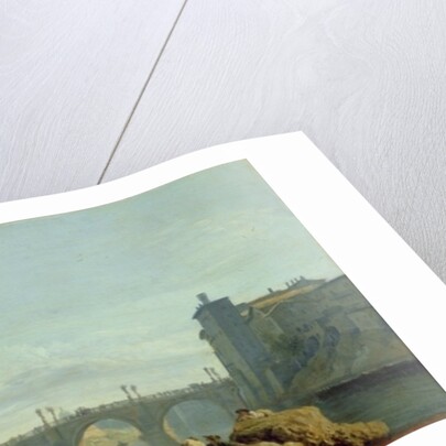 The Bridge and Castle Sant'Angelo, 1745 by Claude Joseph Vernet