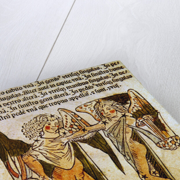 Gemini an illustration from the 'Poeticon Astronomicon' by C.J. Hyginus, Venice, 1485 by Italian School