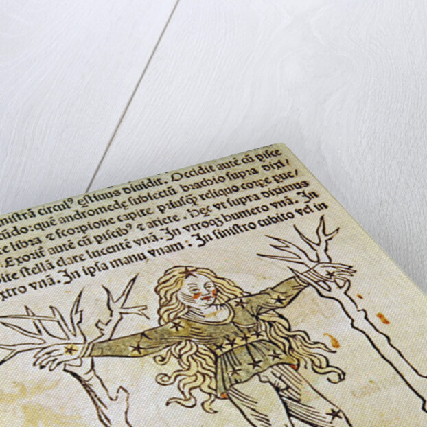 The Constellation of Andromeda, an illustration from the 'Poeticon Astronomicon' by C.J. Hyginus, Venice, 1485 by Italian School