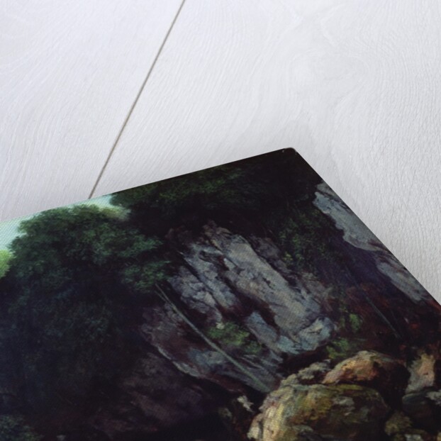 The Stream from the Black Cavern by Gustave Courbet