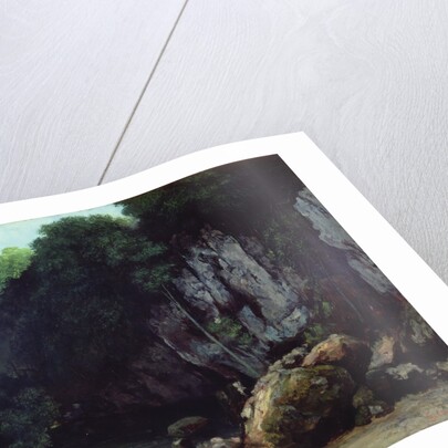 The Stream from the Black Cavern by Gustave Courbet