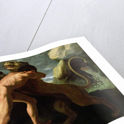 Hercules Fighting with the Nemean Lion by Francisco de Zurbaran