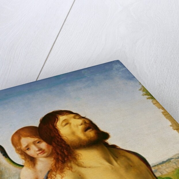 The Dead Christ Supported by an Angel, c.1475/78 by Antonello da Messina