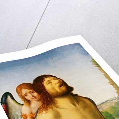 The Dead Christ Supported by an Angel, c.1475/78 by Antonello da Messina