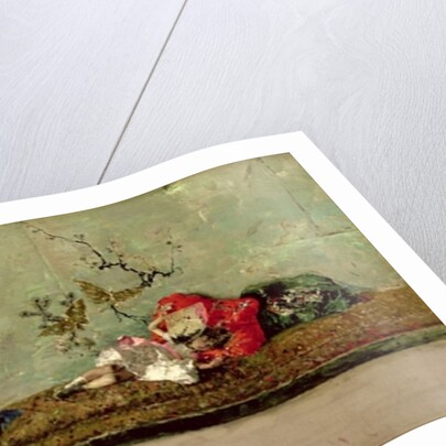 The Painter's Children in the Japanese Salon by Mariano José María Bernardo Fortuny y Carbó