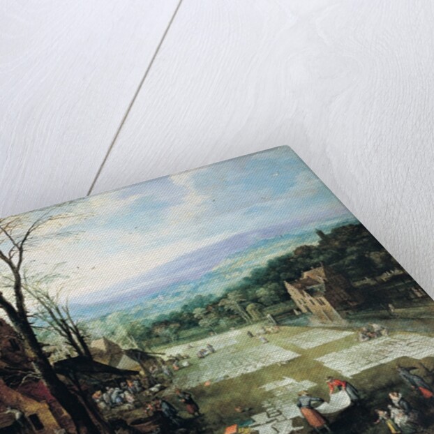 Market and Bleaching Ground, 1620-22 by Joos or Josse de The Younger Momper