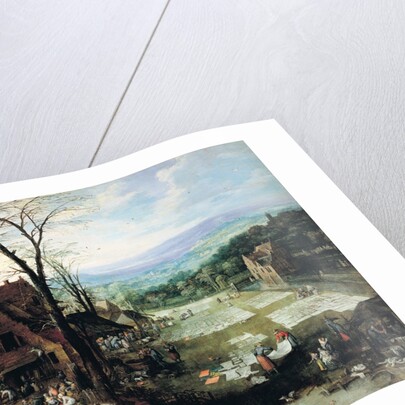 Market and Bleaching Ground, 1620-22 by Joos or Josse de The Younger Momper