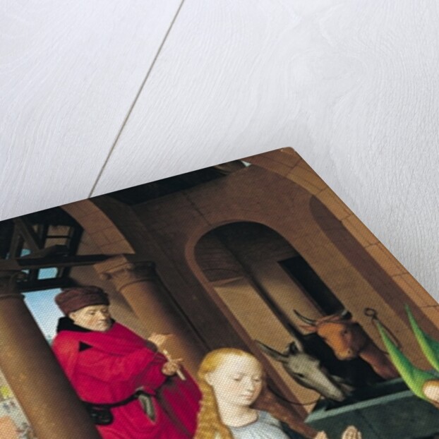 The Nativity, left wing of a triptych of the Adoration of the Magi, c.1470-72 by Hans Memling