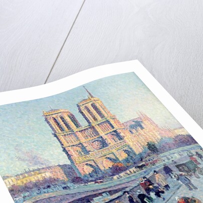 Le Quai St. Michel and Notre Dame, 1901 by Maximilien Luce