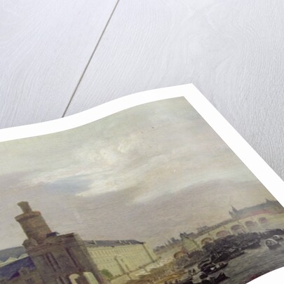 Galerie du Louvre and the Porte Neuve, c.1640 by Abraham de Verwer