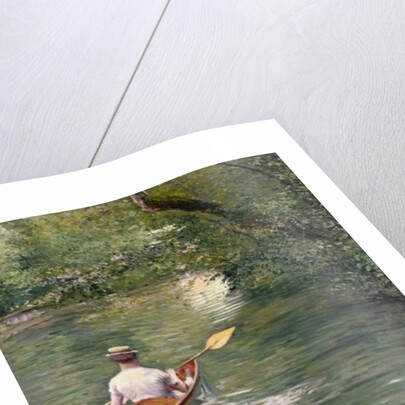 The Canoes, 1878 by Gustave Caillebotte