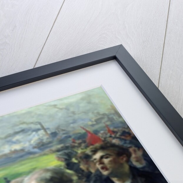 A Strike at Saint-Ouen, 1908 by Paul Louis Delance