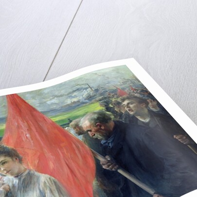 A Strike at Saint-Ouen, 1908 by Paul Louis Delance