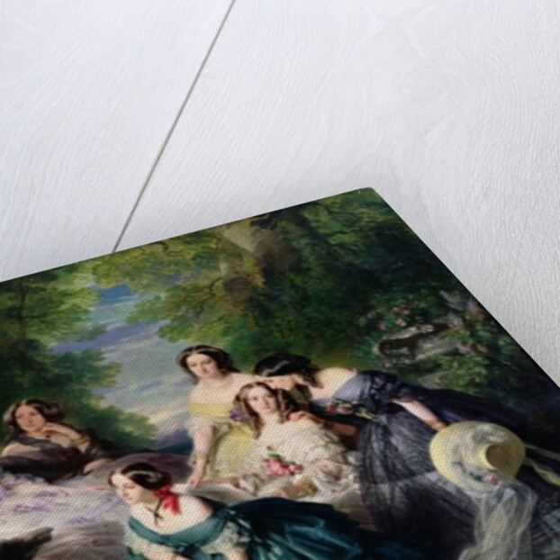 Empress Eugenie Surrounded by her Ladies-in-Waiting, 1855 by Franz Xaver Winterhalter