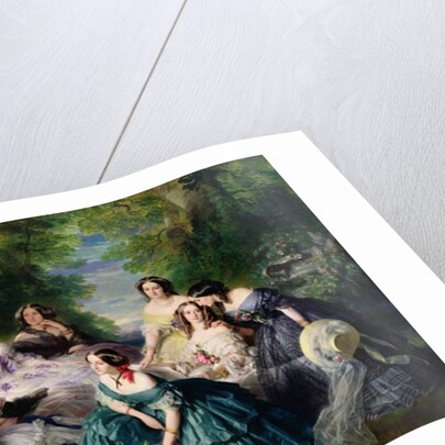 Empress Eugenie Surrounded by her Ladies-in-Waiting, 1855 by Franz Xaver Winterhalter