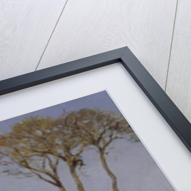 Entrance of the village of Voisins le Bretonneux, 1872 by Camille Pissarro