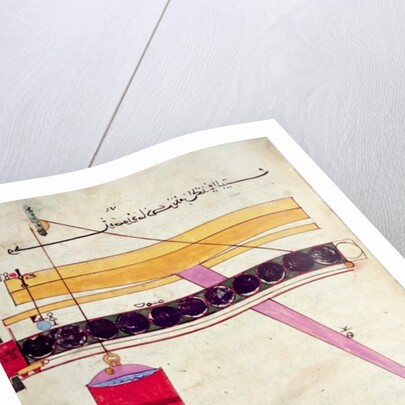 Device for supplying water to a fountain by Islamic School