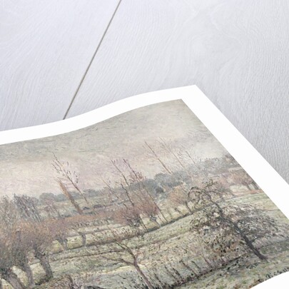 Snow Effect at Eragny, 1894 by Camille Pissarro