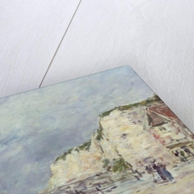 The Cliffs at Dieppe and the 'Petit Paris' by Eugene Louis Boudin