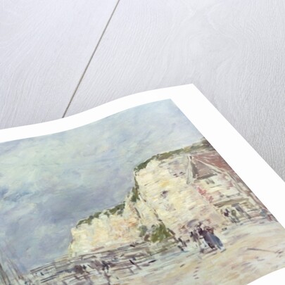 The Cliffs at Dieppe and the 'Petit Paris' by Eugene Louis Boudin