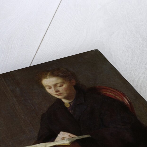 Reading, 1863 by Ignace Henri Jean Fantin-Latour