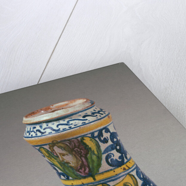 Albarelle, manufactured in Rouen, 1544 by Masseot Abaquesne