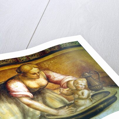 Detail of the Birth of St. John the Baptist, 1519 by Giannicola di Paolo